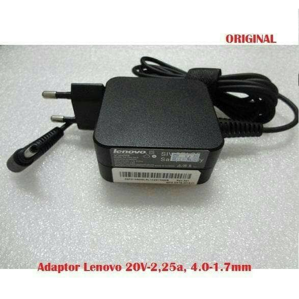 Adaptor charger Lenovo Ideapad 100 100-15 100-14 20v-2.25A DC 4.0x1.7mm Kotak