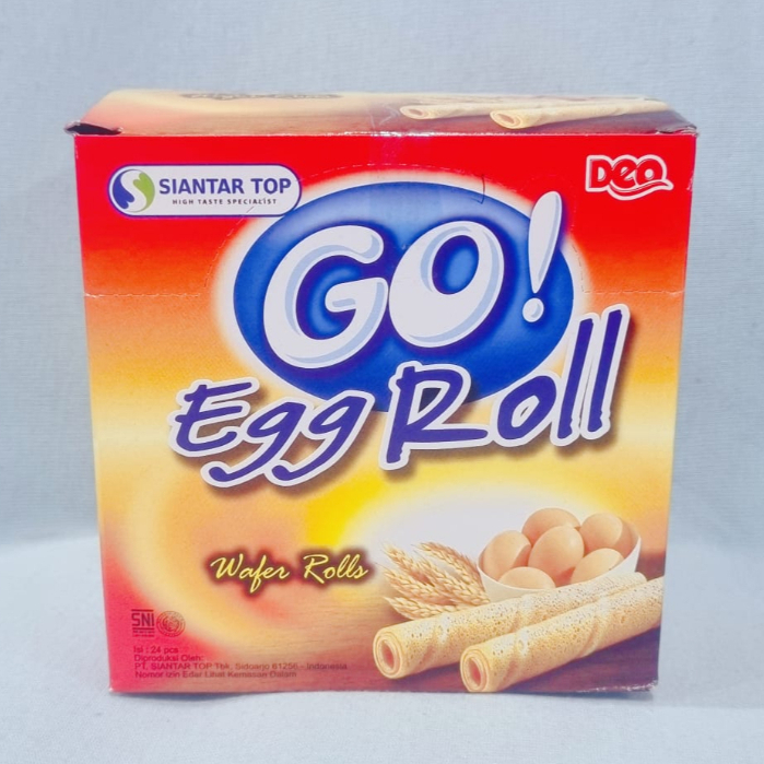 

Go Eggroll Wafer Rolls (1 Box isi 24 Pcs)