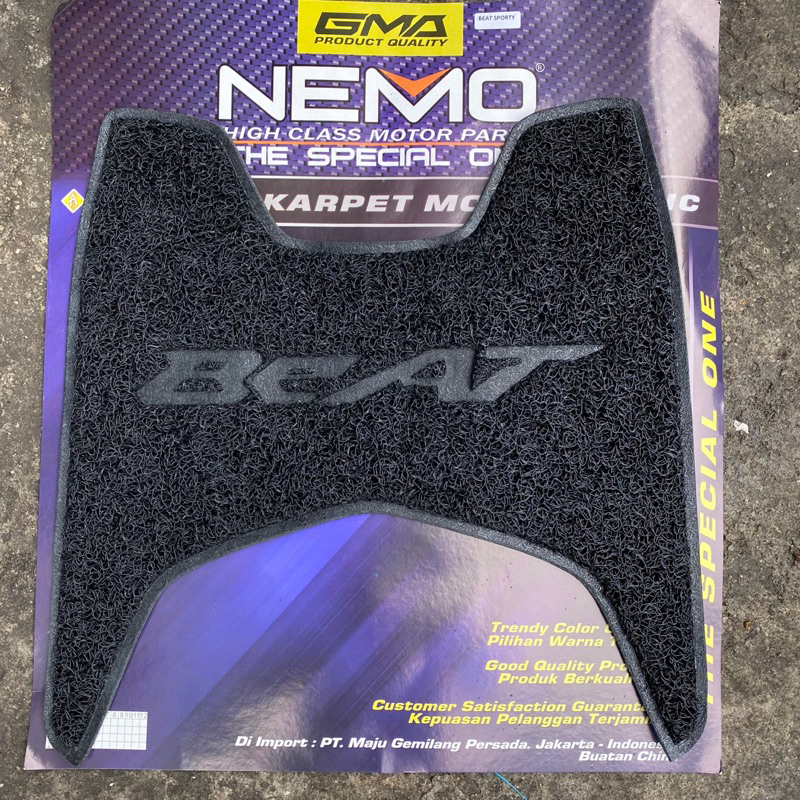 TERMURAH KARPET SPIRAL MATIC HONDA BEAT DELUXE ORIGINAL NEMO GMA PRODUCT / Nemo Karpet Spiral Honda Beat Delux Original GMA Product