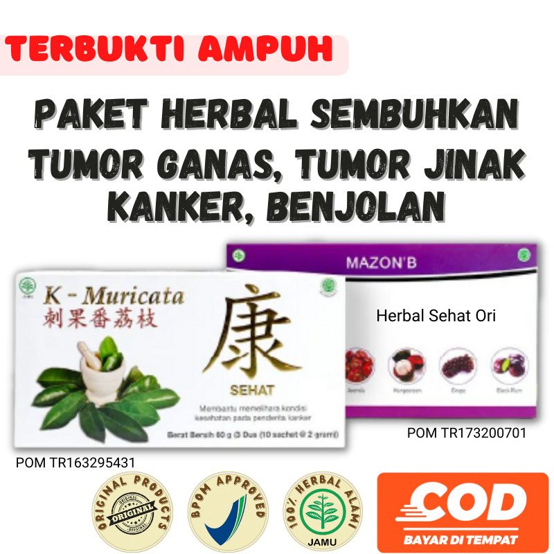 Paket K Muricata Dan Mazon B Obat Herbal 100% Asli Original Menyembuhkan Kanker Hiv Ginjal Jantung T