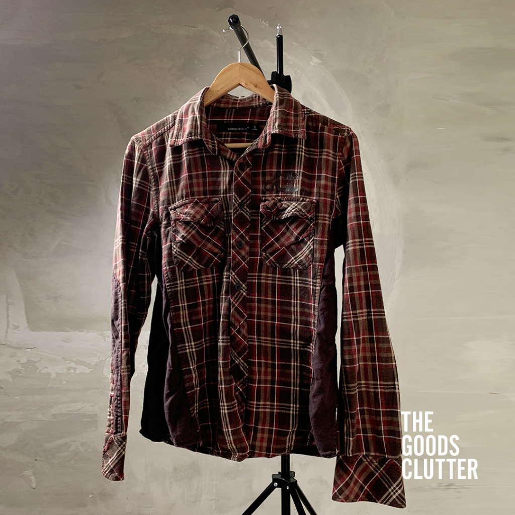 Samuel&Kevin Flanel Coklat