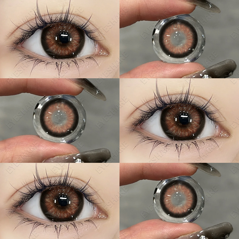 （COD）Softlens SWAN GRAY 1pasang/2pcs Big Eyes Lensa Kontak 14.5mm Softlen Soflent softlense