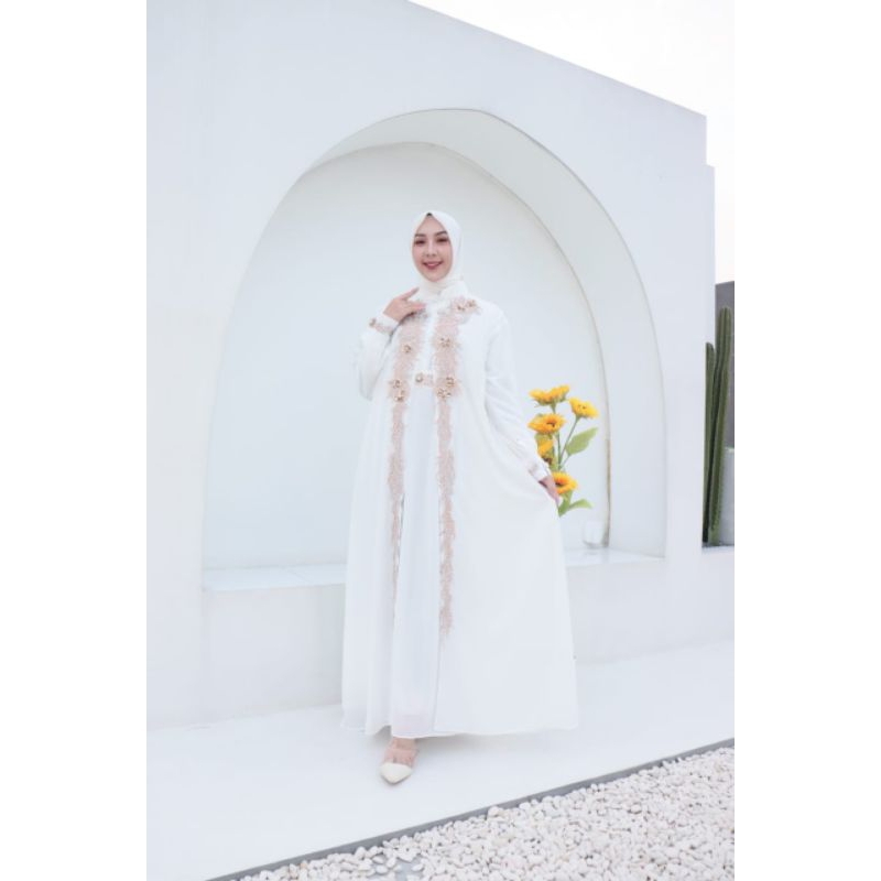 KAFTAN FATIMAH KAFTAN TRBRU FREE IKAT PINGGANG