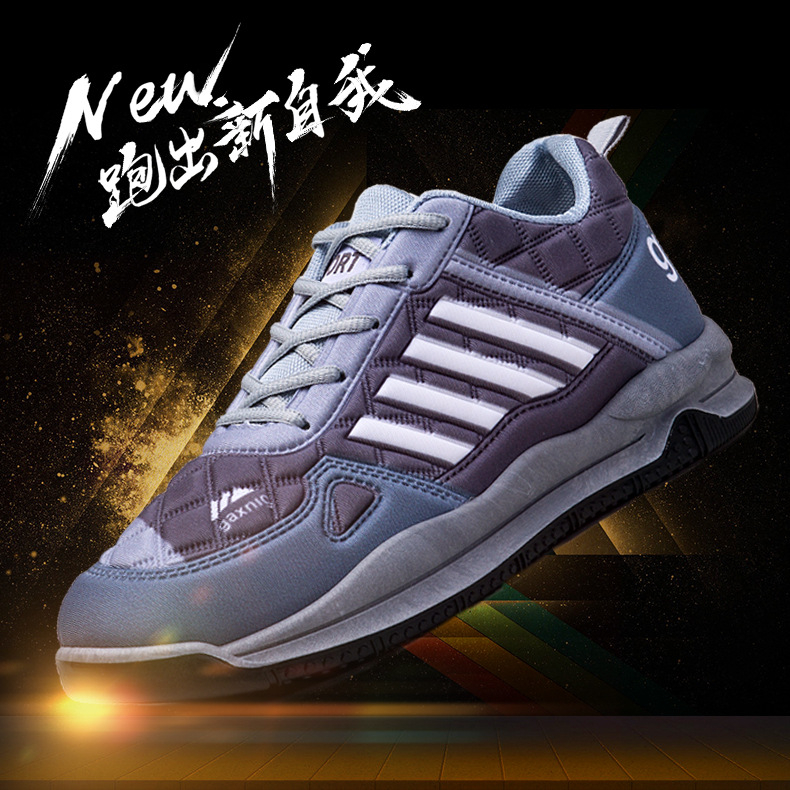 PASTI DISKON Sepatu sneakers pria import sepatu sporty sepatu kasual sepatu olahraga premium gaxing-go Premium quality abu