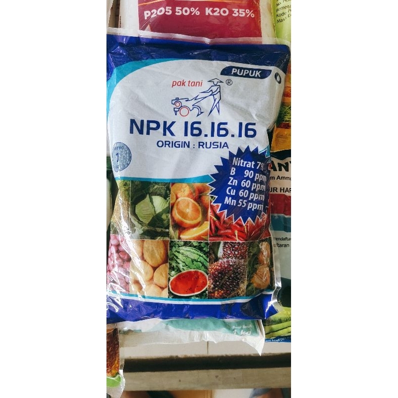 NPK PAK TANI 16 RUSIA KEMASAN PABRIK PAK TANI 1KG
