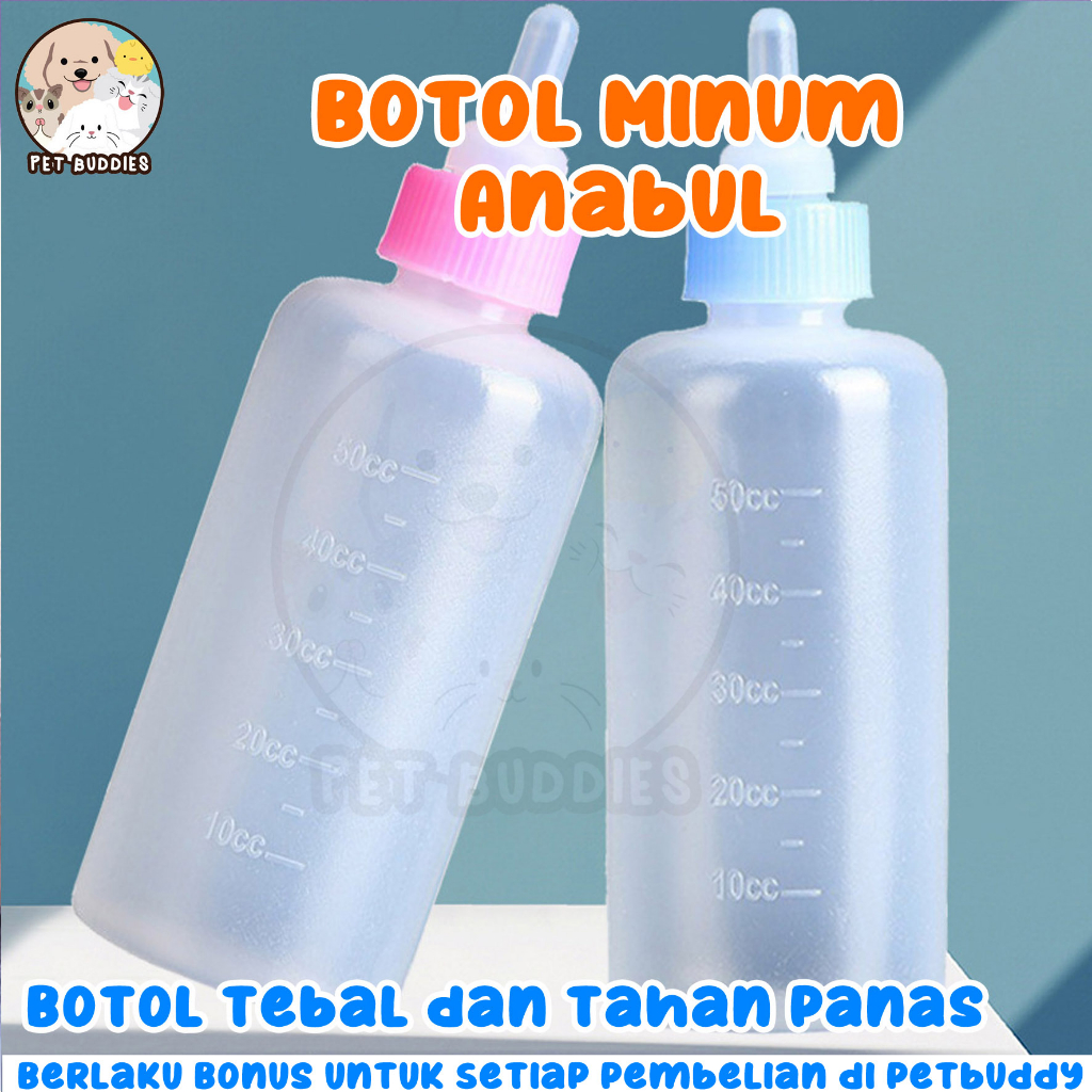 Botol Minum Kucing Besar 100mL Feeding Bottle Susu Anjing/Kucing