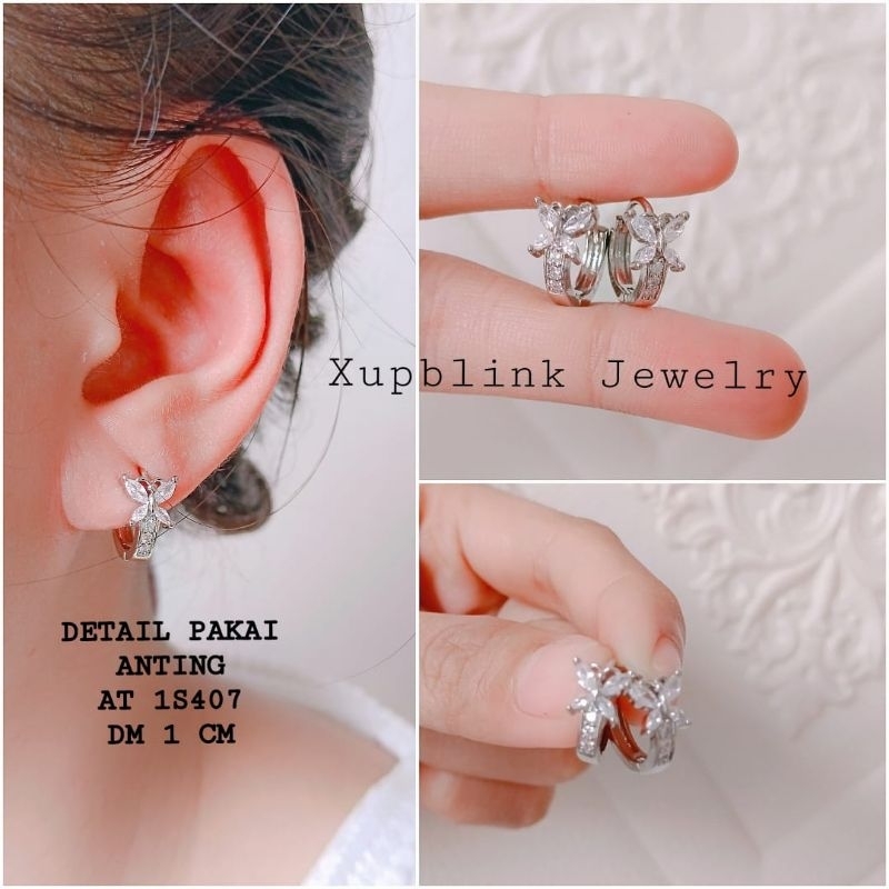Anting Titanium Dayana Permata Anti Karat