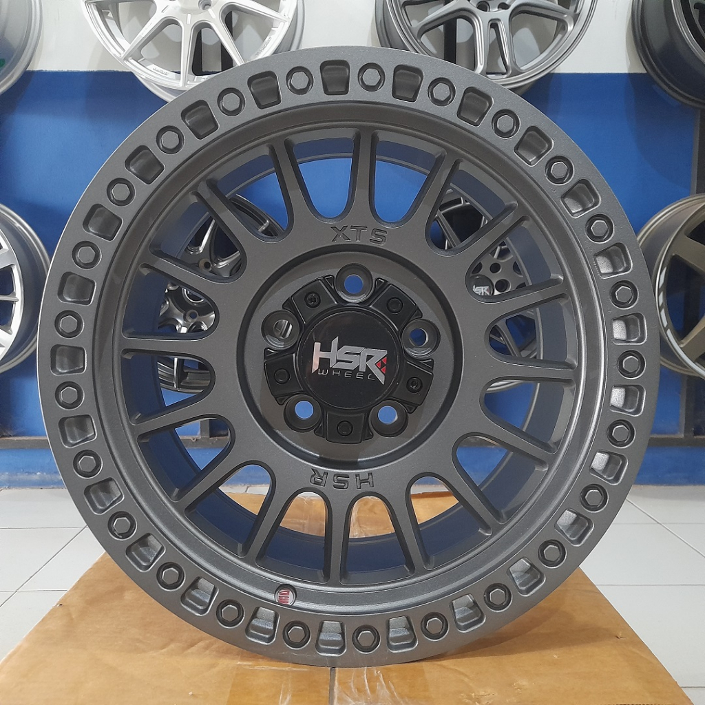 velek mobil offroad ring 15 pelek mobil lubang baut 5 velg mobil innova brv xpander velk XTS05 HSR R