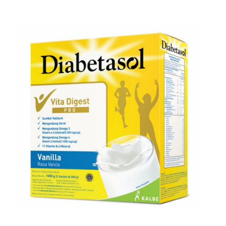 

DIABETASOL Susu Vanila | Coklat 1000gr TERLARIS