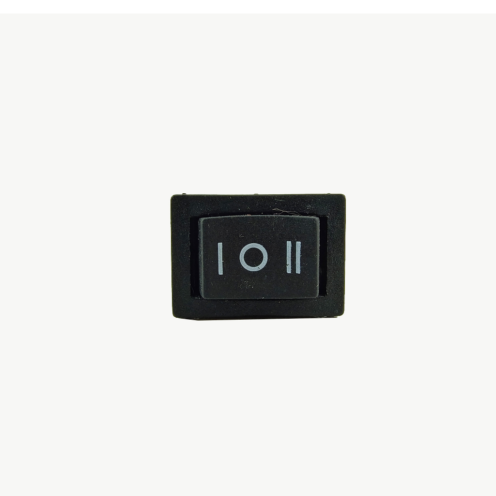 Saklar 3 pin On Off On Tombol Rocker KCD1 Power Switch 3pin