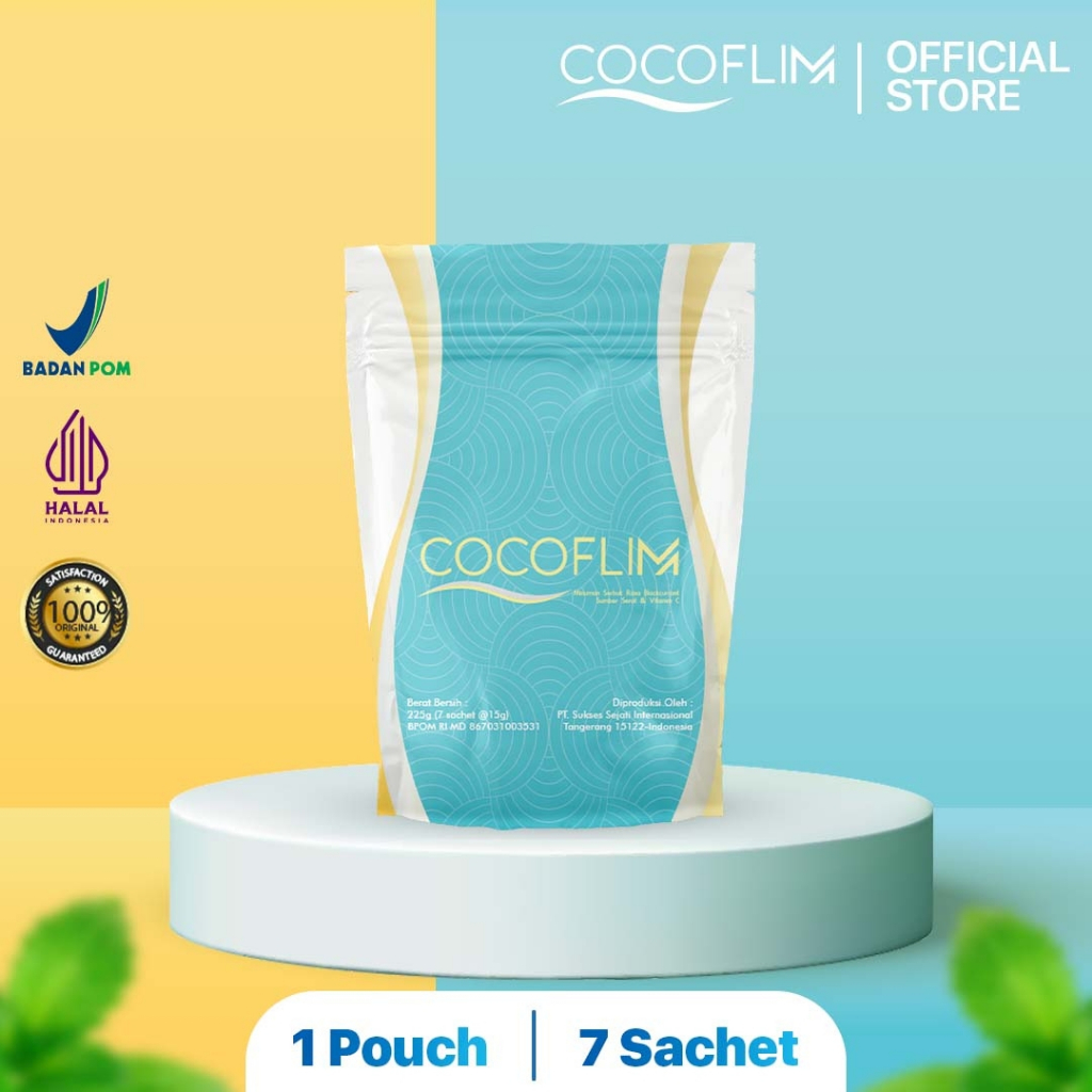 Minuman Serbuk Suplemen Suplement Kesehatan Diet Detox Cocoflim Fiber Serat Pelangsing Penghilang Penurun Pembakar Lemak Berat Badan Tubuh Mengecilkan Perut Buncit Ampuh Cepat Original BPOM Rasa Blackcurrant