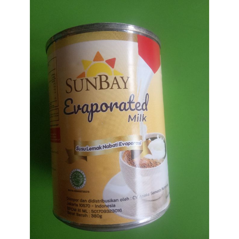 

Susu Evaporasi Sunbay 380g