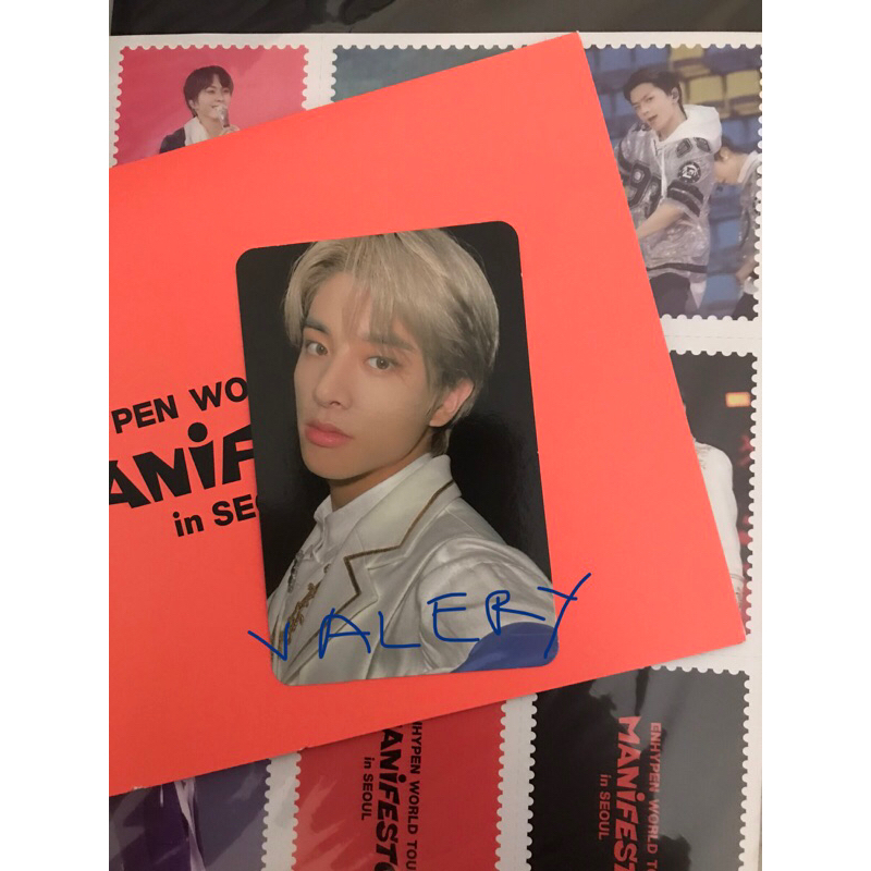 RPC PC Photocard Jake Enhypen Manifesto in Seoul Digital Code Sharing