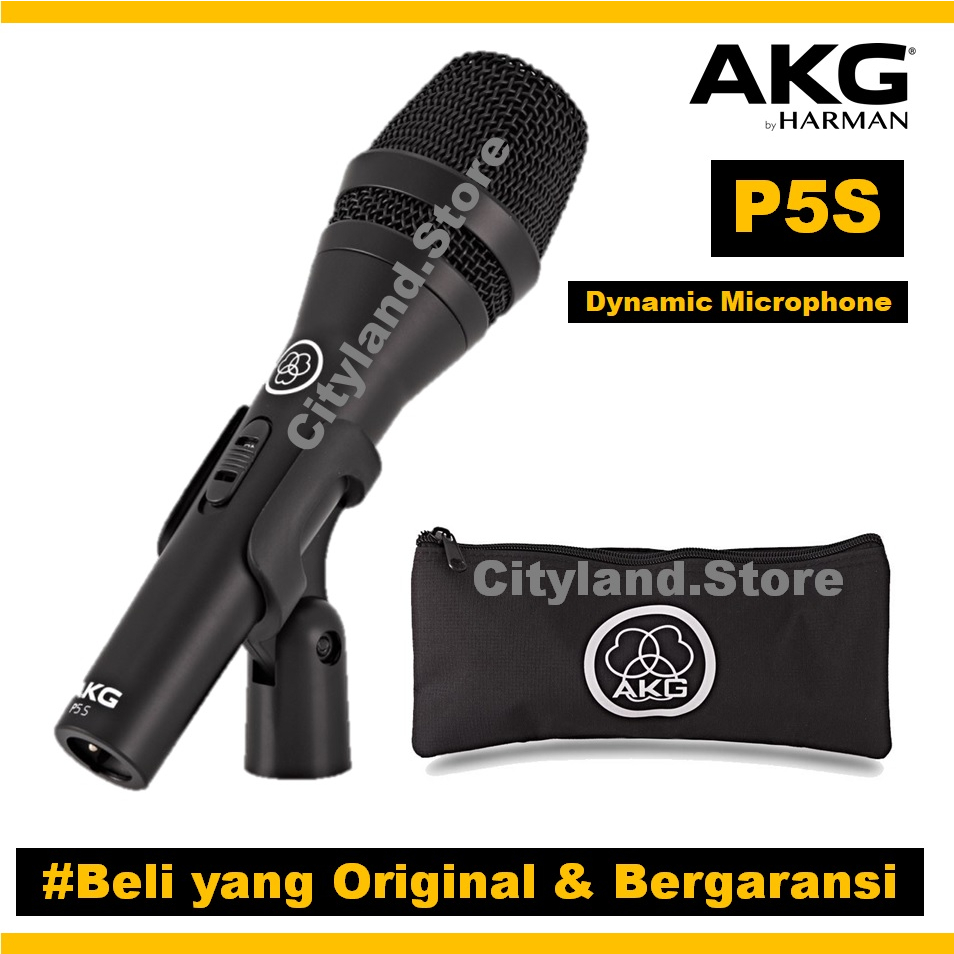 AKG Microphone P5S Dynamic/ Mic Kabel AKG P5 S Original
