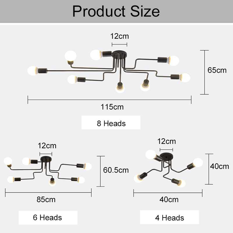 Fitting Lampu Plafon LED Minimalis Retro Nordic E27 Fitting Lampu Hias Rumah Desain Simpel Elegan Berkualitas