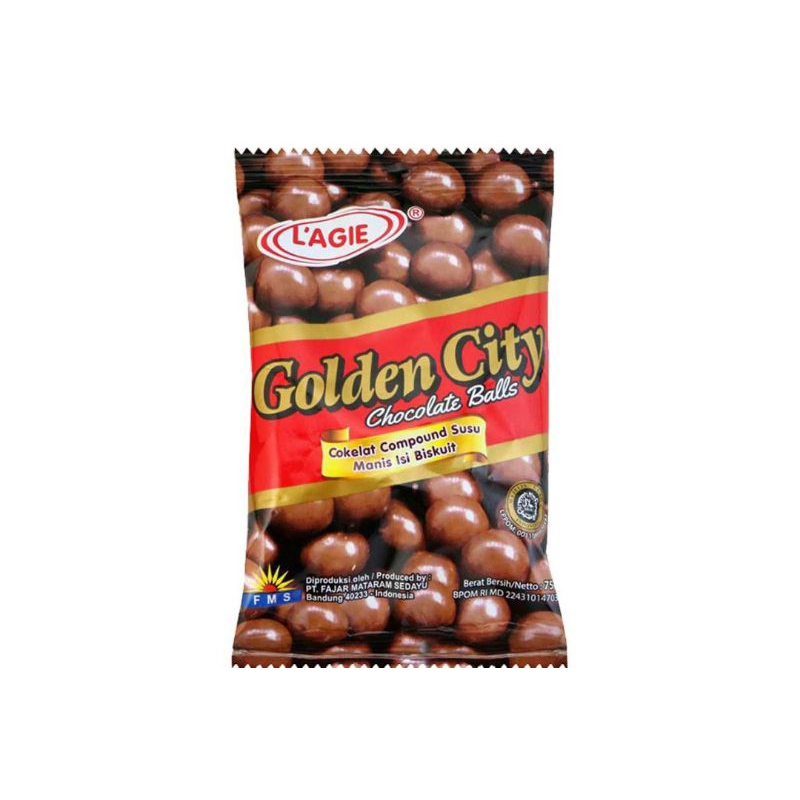 L'agie Chocolate golden city 75g