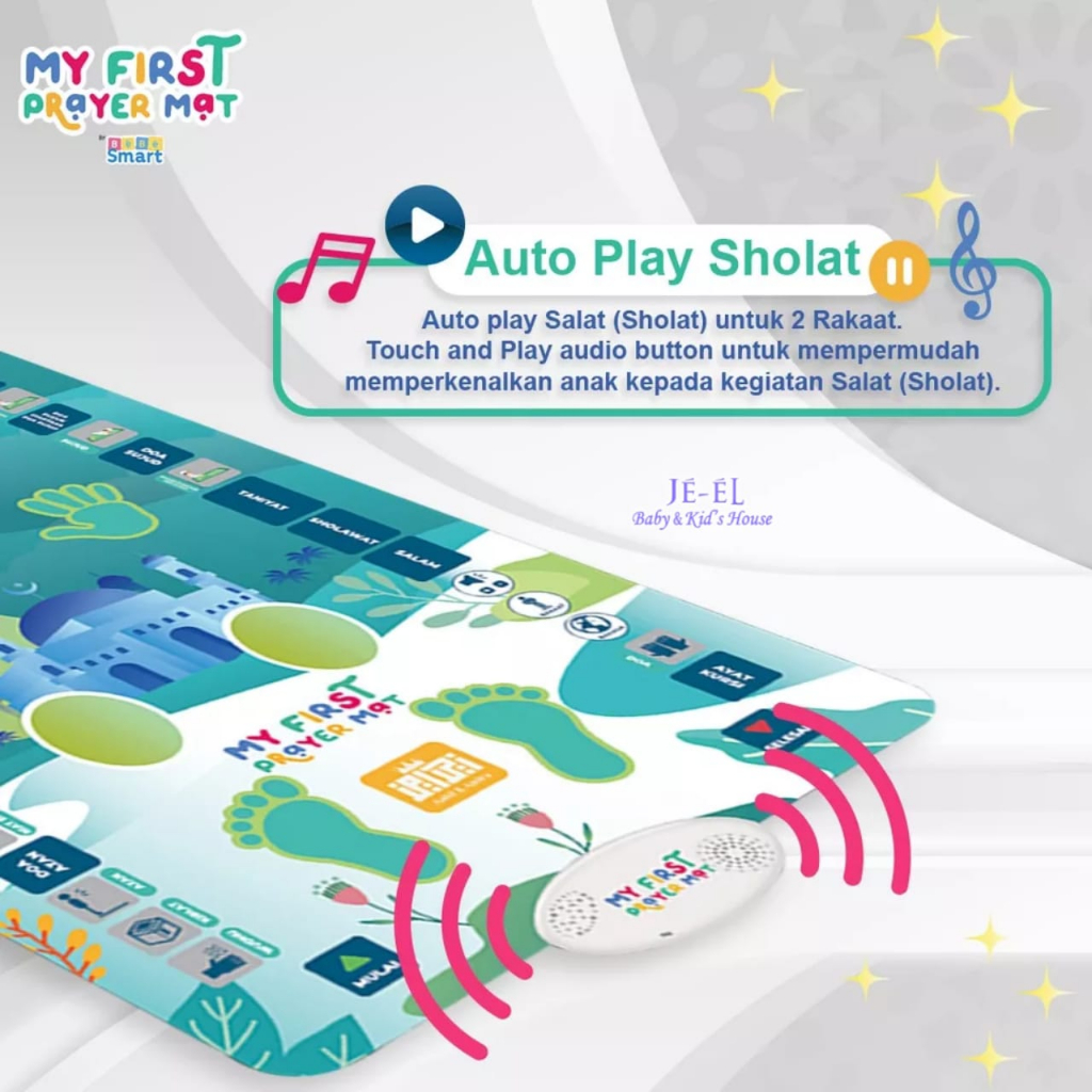 Bebe Smart My First Prayer Mat / Sajadah Pertamaku / Alat Bantu Sholat