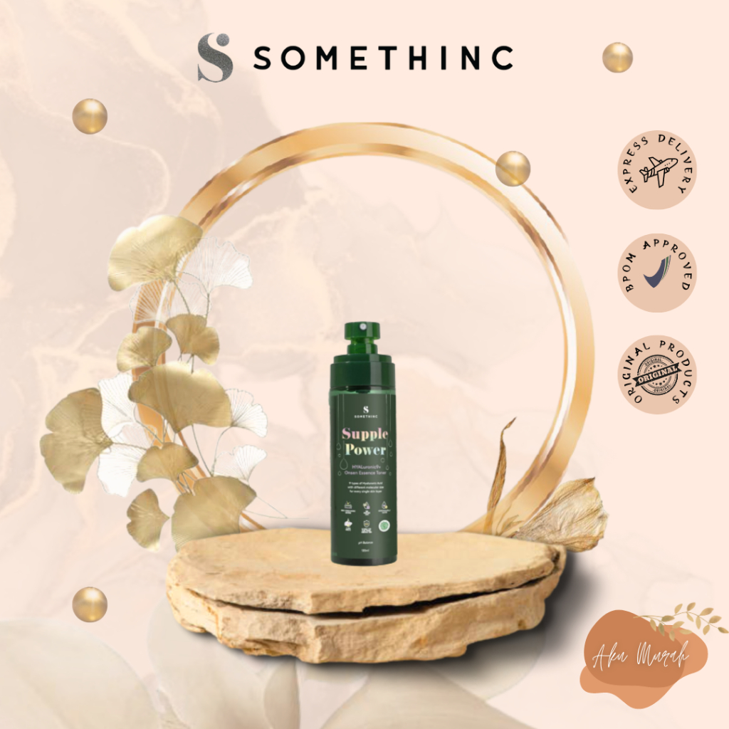 ✨ AKU MURAH ✨ SOMETHINC SUPPLE POWER HYALURONIC 9+ ONSEN ESSENCE TONER