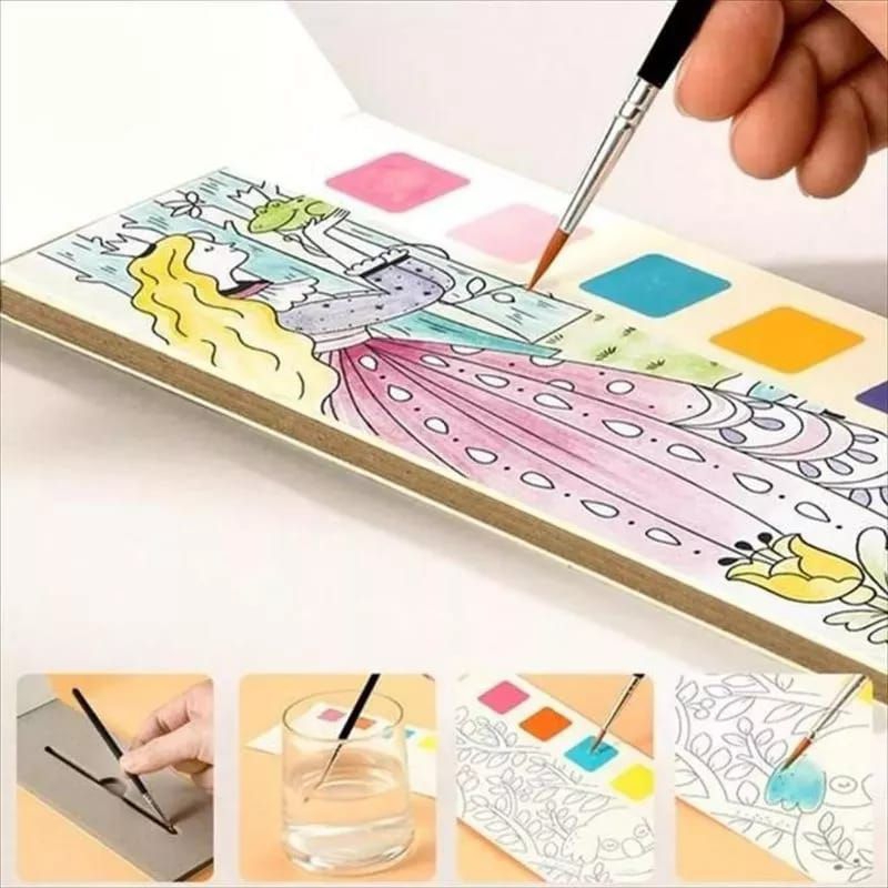 

Buku Gambar Warna Water Colour Painting Buku Melukis Mewarnai
