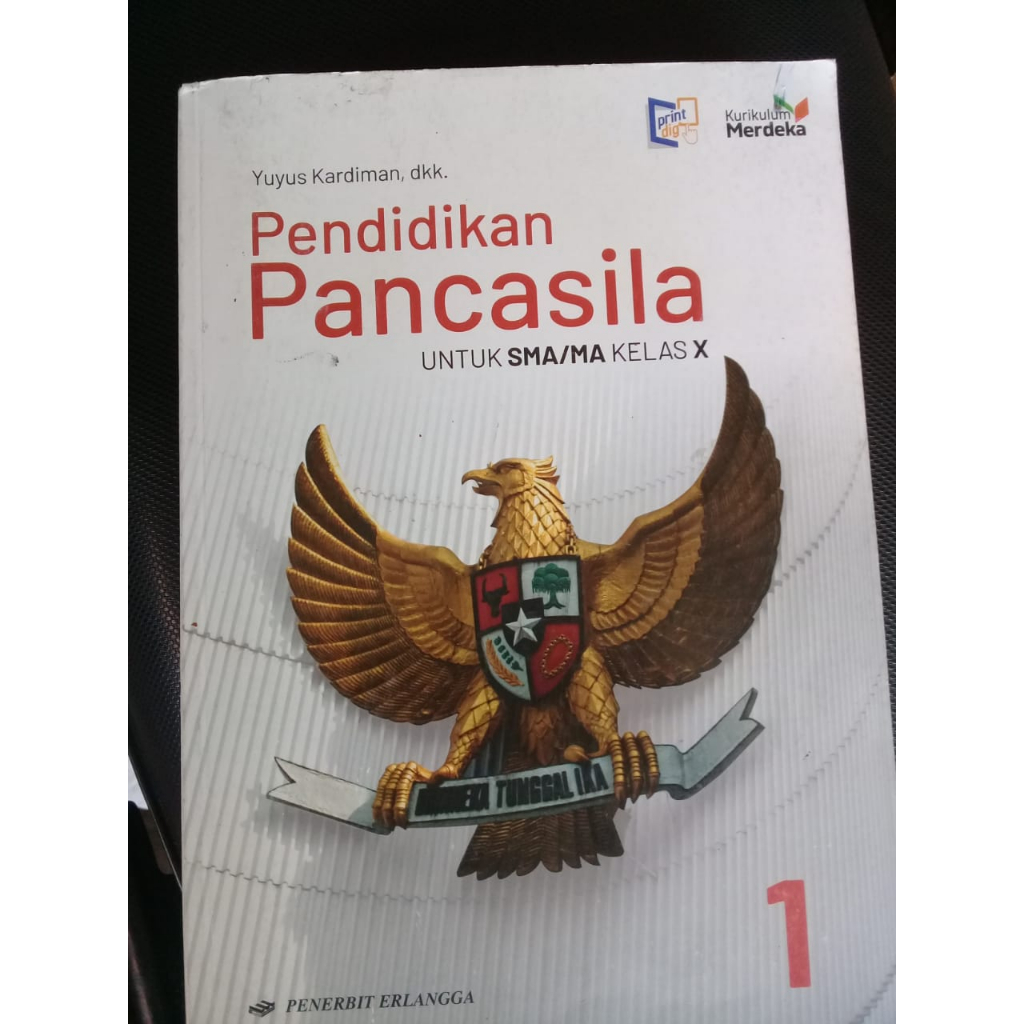 Buku SMA SMK MA Kelas 10 - Pendidikan Pancasila PKN Kelas X K21 Kurikulum Merdeka Belajar 2022 Erlan