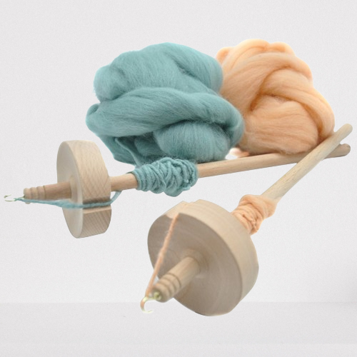 Alat Membuat Plintiran Benang Spindle Hand Carders Twist Spinning Wool Cord Line Yarn Handmade DIY