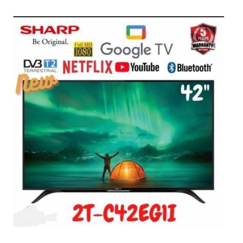 SHARP ANDROID TV 50 inch / 42 inch ANROID TV SHARP 50 inch SHARP EG1i Series 2023 SHARP GOOGLE TV SHARP 42 INCH / 43 INCH SHARP EG1i Series EG SHARP LED SHARP