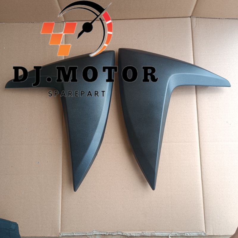 cover sayap samping honda vario 110 FI grey hitam abu abu doff