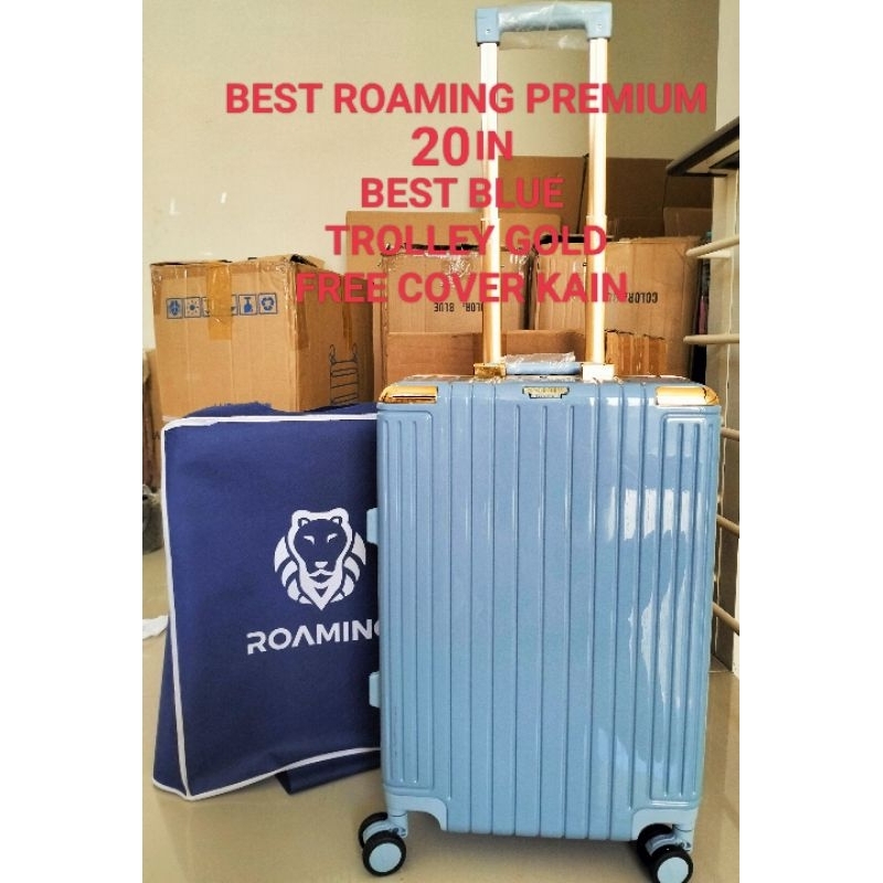 KOPER FIBER 20 Inch - 28 Inch JUMBO ROAMING ORIGINAL PP ANTI PECAH NON ZIPPER TSA LOCK