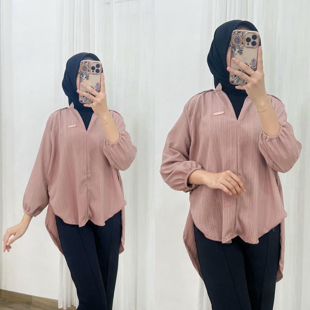 KIRANI - ( COD ) LIVIA BLOUSE BABY CRUSH