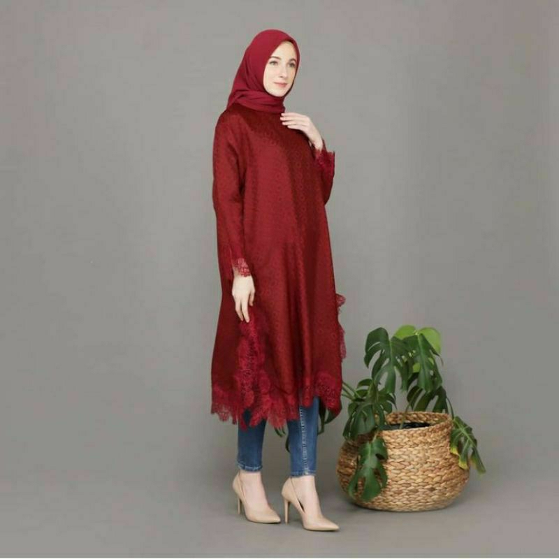 BatikFns - Tunik Bella Viscose / Tunik Polos / Tunik