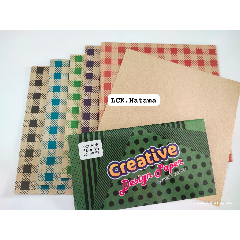 

ASTURO Origami 16x16 motif Square kertas lipat craft