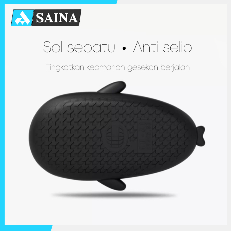 Sandal Hiu Sandal Selop Sendal Jelly Wanita Import Sandal Rumah Wanita Empuk Anti Slip Couple Murah lembut Mandi EVA