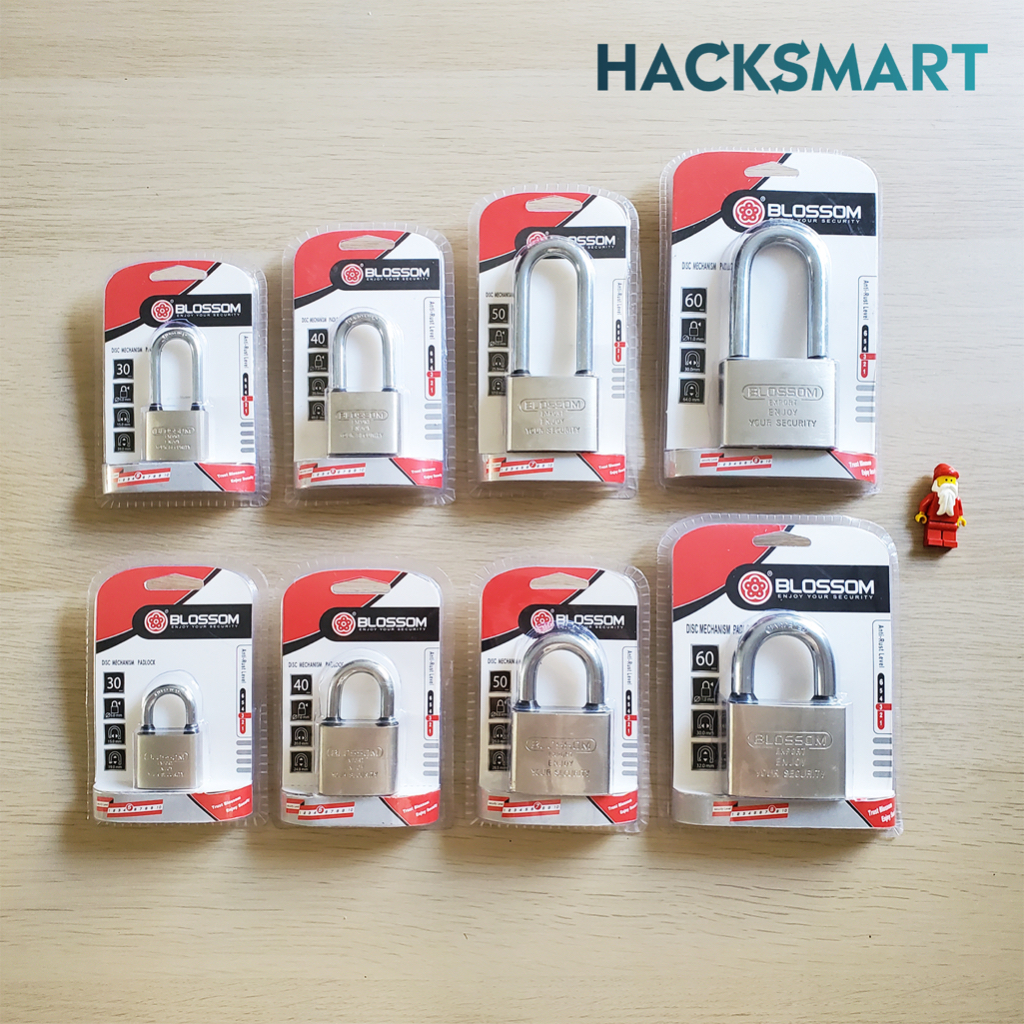 BLOSSOM Gembok Oval Besi Baja LS32