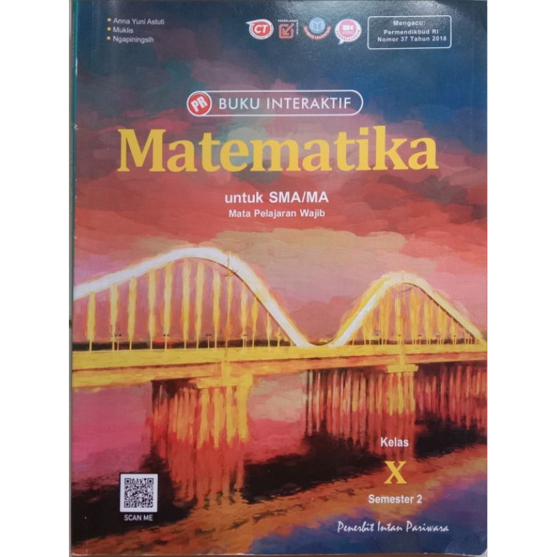 

PRELOVED BUKU MATEMATIKA WAJIB KELAS 10 INTAN PARIWARA