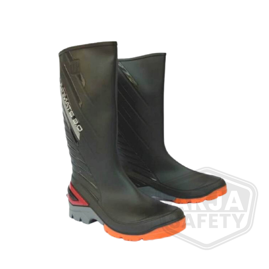 [ ARJA SAFETY ] Sepatu Boot Tinggi AP Boots AP Ultimate 2015 Hitam - Sepatu Boots Anti Slip | Sepatu Safety Karet | Sepatu Boots Tinggi | Sepatu Kerja | Sepatu Kebun | Sepatu Ternak