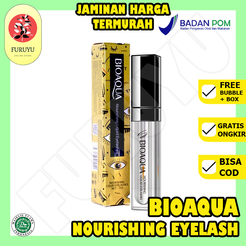 Serum Vitamin Penumbuh Penebal Pemanjang Pelentik Pelebat Penyubur Bulumata Bulu Mata dan Alis Bioaqua Nourishing Eyelashes Eyelash Serum Permanen Original BPOM dan Halal