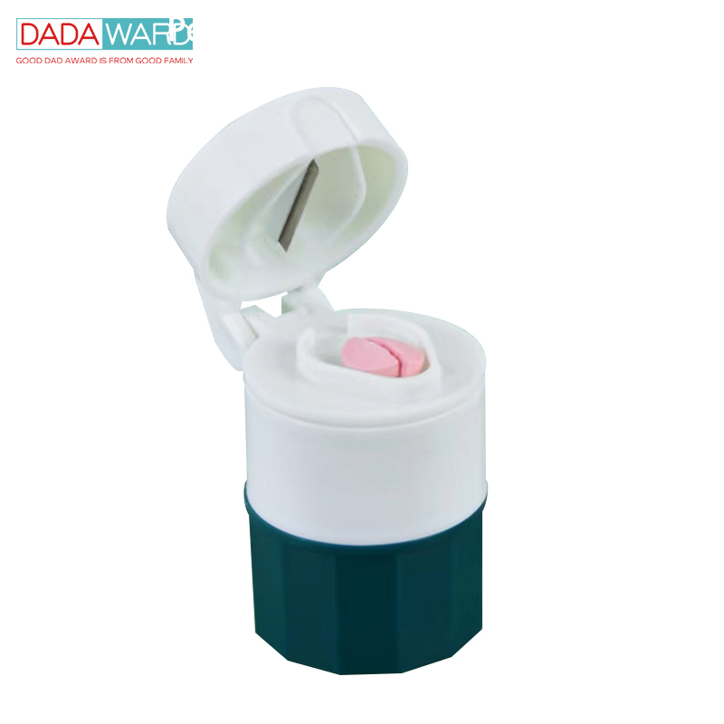 DADAWARD Pemotong Pil/Penggiling Pil/ Penggerus Obat 4 IN 1/ Tempat Penyimpanan Obat 4 in 1 Cutter Grinder Pill Medicine Storage