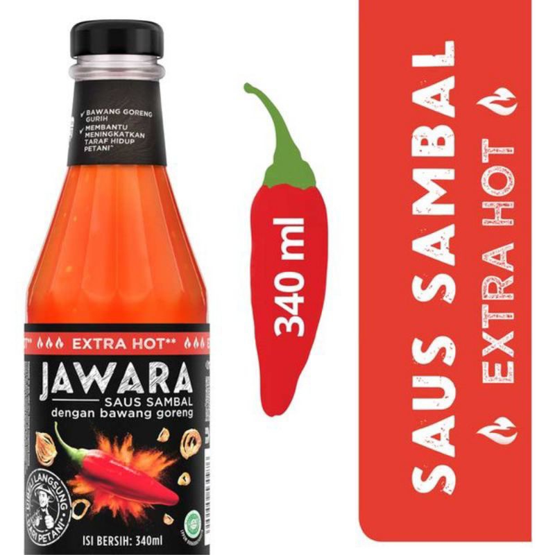 

Jawara Saus Sambal Hot BTL 340ml