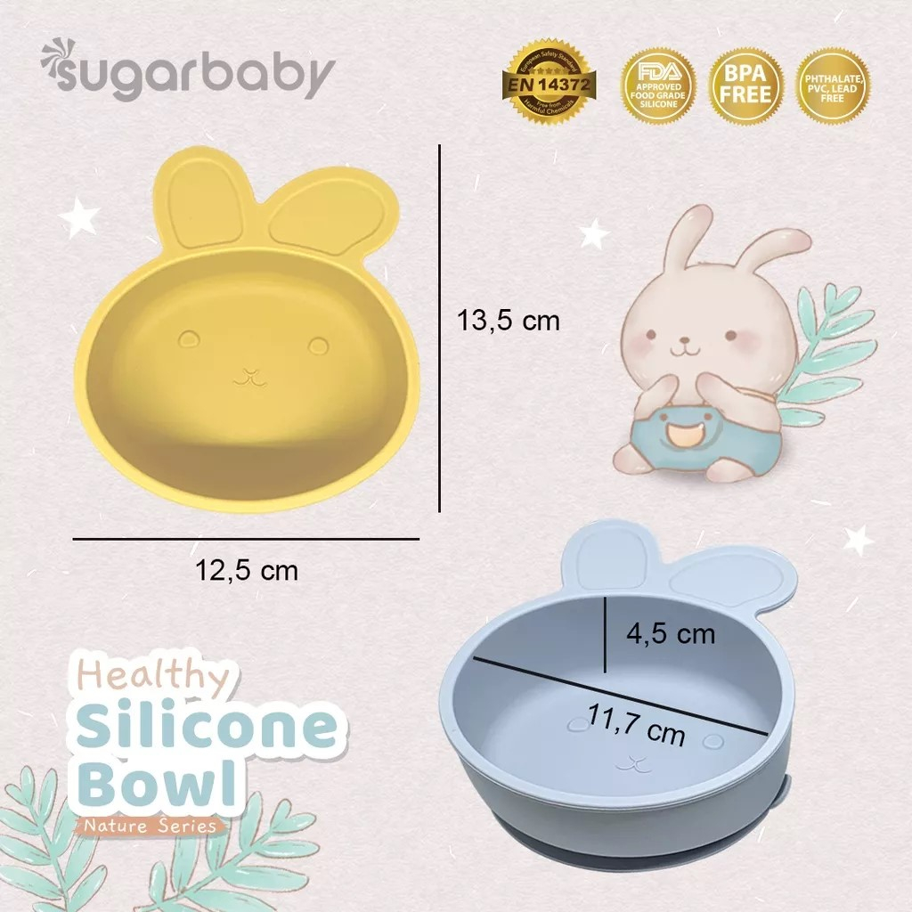 Sugar Baby Healthy Silicone Bowl (Nature Series)