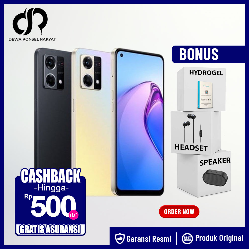 Oppo Reno 8 5G/4G + Reno 8T - [8/128 GB] [8/256 GB] Garansi Resmi Oppo 1 Tahun not Reno 7