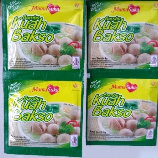 

Mama Suka Bumbu Kuah Bakso Sapi 8gr (12pcs)