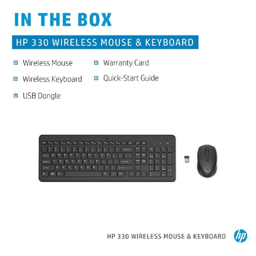 HP 330 WIRELESS MOUSE &amp; KEYBOARD COMBO