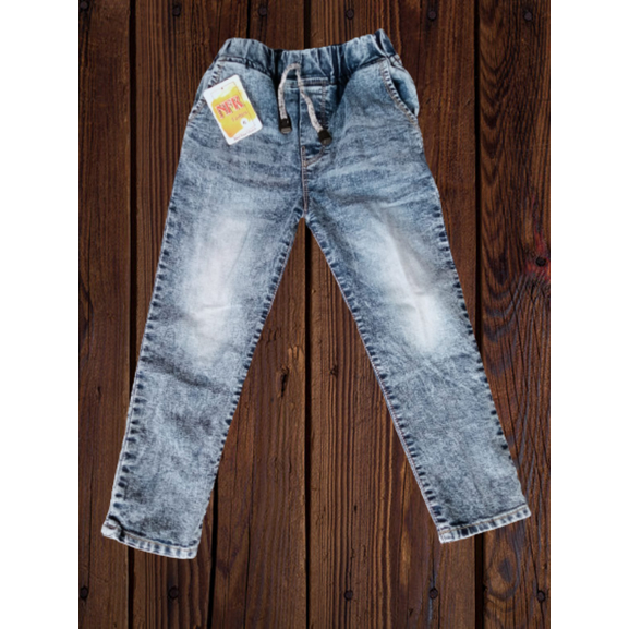 Celana Panjang Jeans Anak Bahan Street  Melar