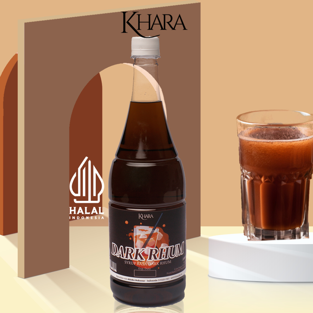 

Sirup Khara Dark Rhum 1000ml - Khara Dark Rhum Flavoured Syrup 1000ml