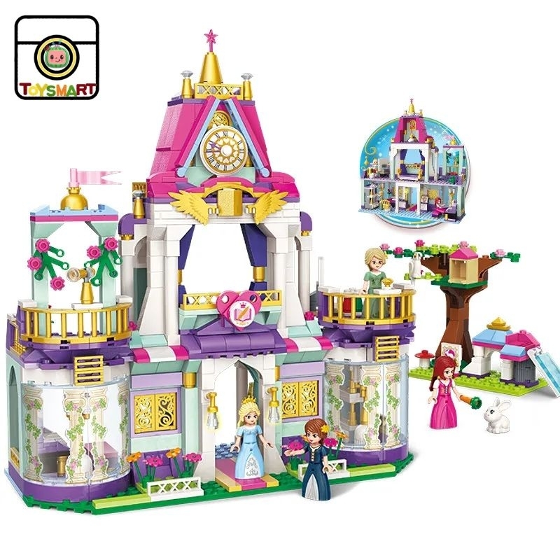 Mainan Anak Perempuan Brick Lego Princess Leah Royal Wisdom School Qman Mainan Edukasi Anak