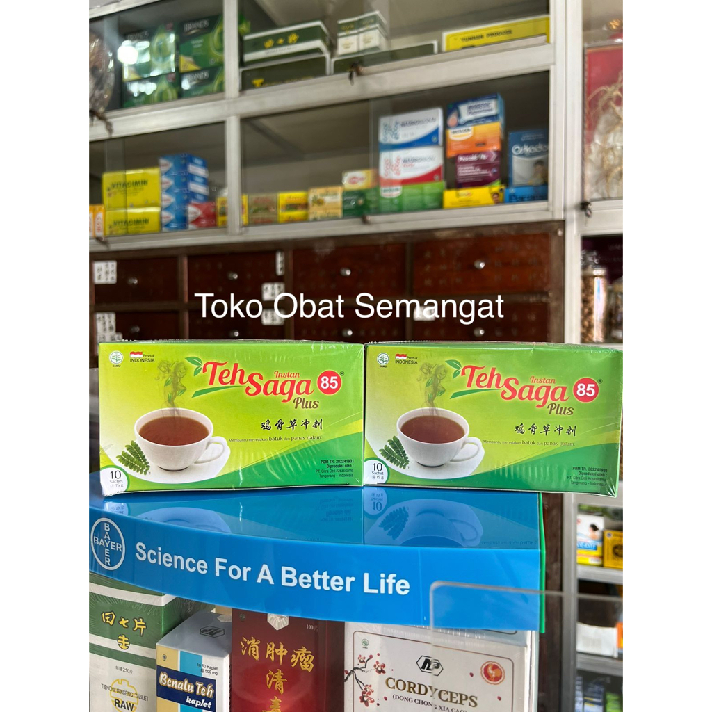 

Teh Saga Instant 85 Plus Isi 10 Sachet - Pereda Batuk dan Panas Dalam