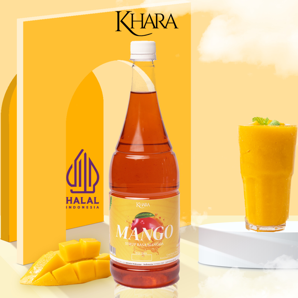 

Sirup Khara Mango 1000ml - Khara Mango Flavoured Syrup 1000ml