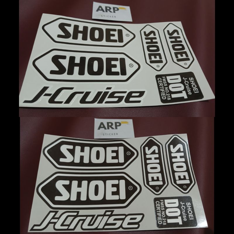 STICKER STIKER SHOEI J CRUISE PRINCUTT