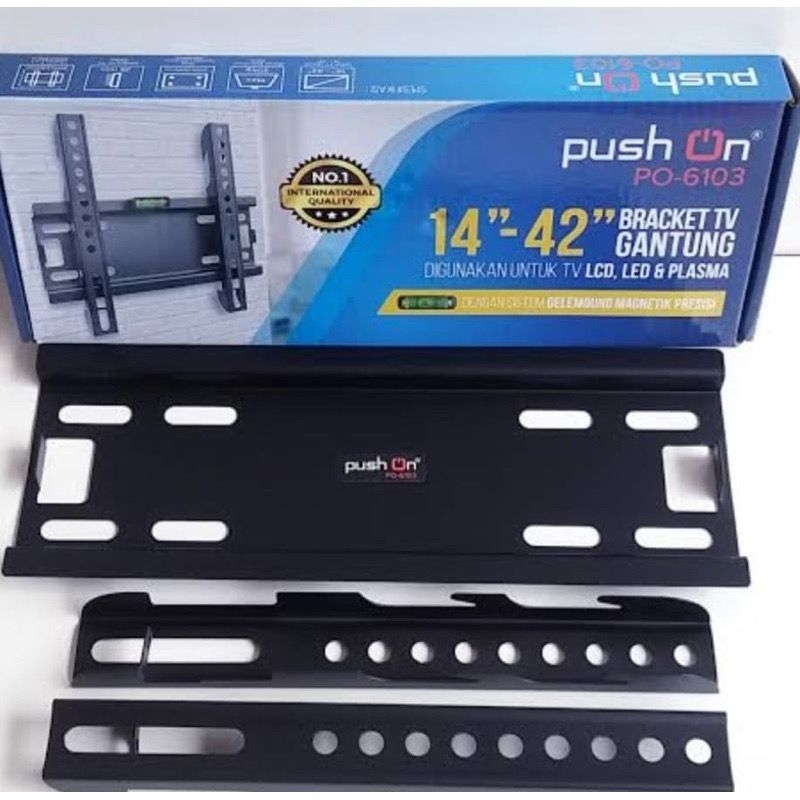 BREKET TV PUSHON 14IN SAMPAI 42INC / BRACKET TV PUSH ON 14INC - 42INCH