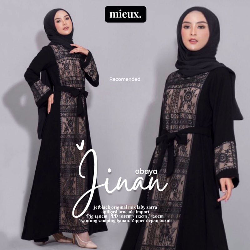 Abaya Basic Terbaru Abaya Syari Umroh Gamis Turki List Rompi Sifon Swarosky Gamis Abaya Arab Hitam L